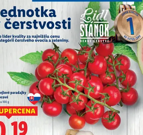 Paradajky koktejlové strapcové