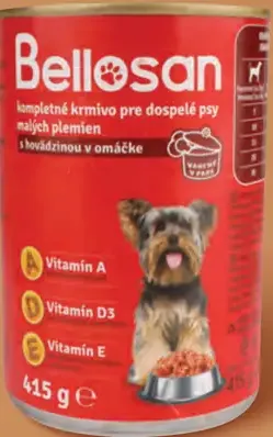 Bellosan konzerva pre psy