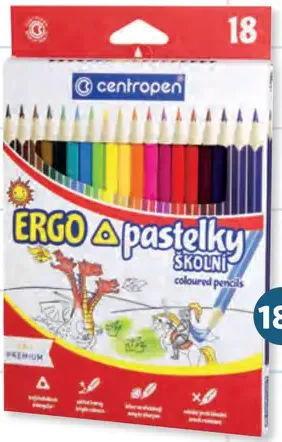 Centropen Trojhranné farbičky