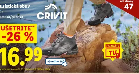 Crivit Turistická obuv