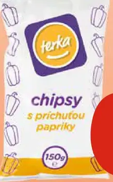 Terka Chipsy Paprika