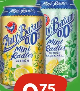 Zlatý Bažant mini radler