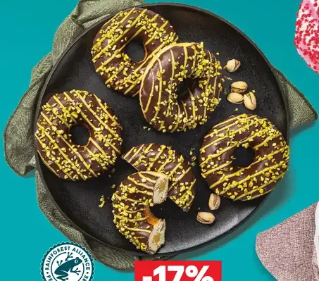 Dubajský donut s pistáciovou náplňou