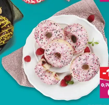 Donut s náplňou Raspberry Cheesecake Sensation
