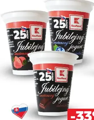 K-Classic Jubilejný smotanový jogurt