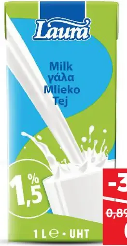 Trvanlivé mlieko 1,5 %
