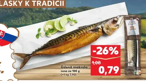 Z lásky k tradícii Údená makrela
