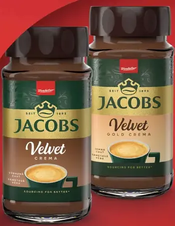 Jacobs káva instantná Velvet Crema