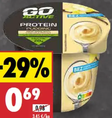 Go Active Pudding proteínový