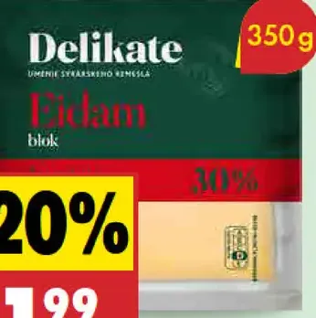 Delikate Eidam blok 30 %