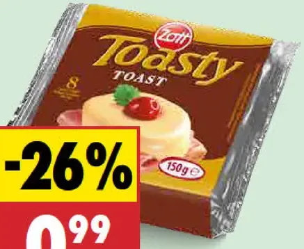 Zott Tavený syr toastový plátky