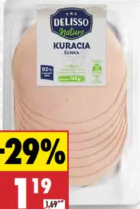 Delisso Nature Kuracia šunka 92%