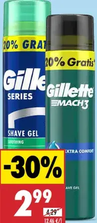 Gél na holenie Series/Mach3 Gillette