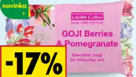 Tuhé mydlo Goji Laura Collini