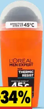 Guľôčkový dezodorant Thermic L'Oréal Men