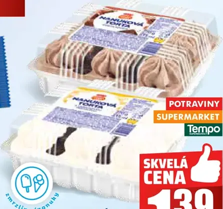 Nanuková torta 2 druhy