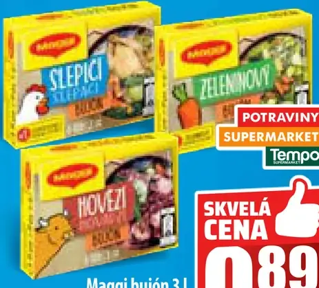 Maggi bujón 3 druhy