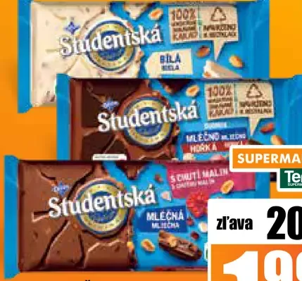 Študentská pečať čokoláda