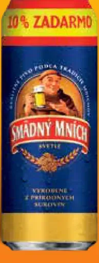 Smädný Mních 10 0,5l + 10% zadarmo plechovka