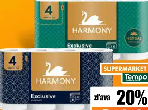 Harmony Exclusive 4-vrstvový toaletný papier 2 druhy