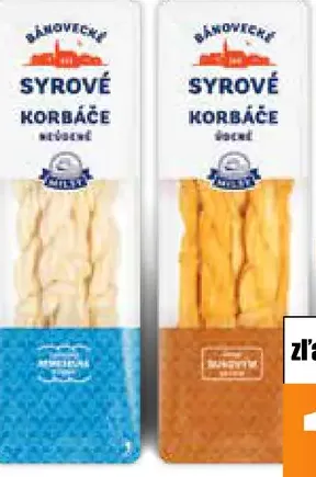 Korbáče syrové 2 druhy
