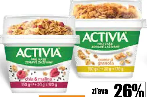 Activia Mix&Go jógurt