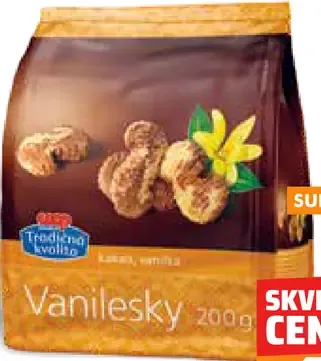 Vanilesky sušienky vanilka+kakao