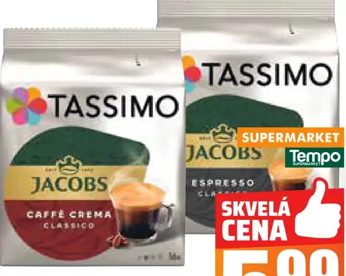 Jacobs Tassimo 16 kapslí Caffe Crema Classico