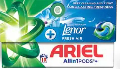 Ariel Touch of Lenor Fresh Air gélové kapsuly