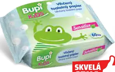 Bupi Kids vlhčený toaletný papier