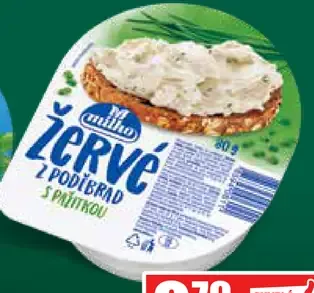 Milko Žervé s príchuťou s pažítkou/spinach