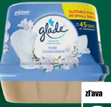 Glade Pure Clean Linen vonný gél do kúpeľne