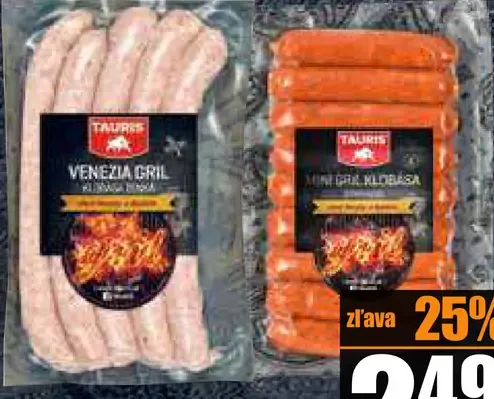 Venezia Gril klobása tenká 2 druhy