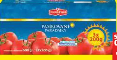 Pasírované paradajky