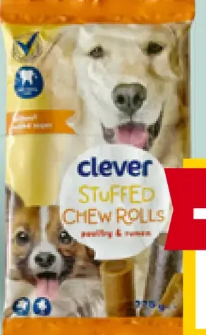 Clever plnené rolky pre psy