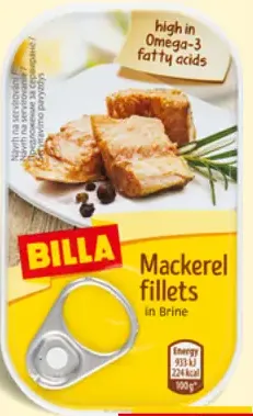 BILLA makrely vo vlastnej šťave