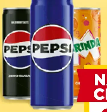 Pepsi, Pepsi Zero, Mirinda, 7Up