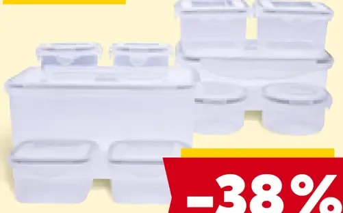 Súprava plastových dóz