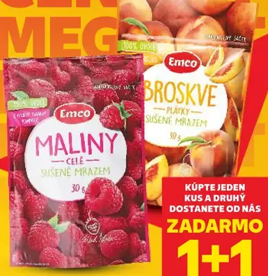 Emco Jahody maliny sušené mrazom