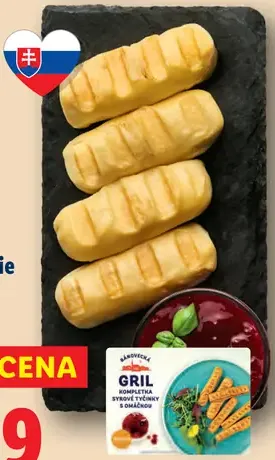 Syrové tyčinky na grilovanie
