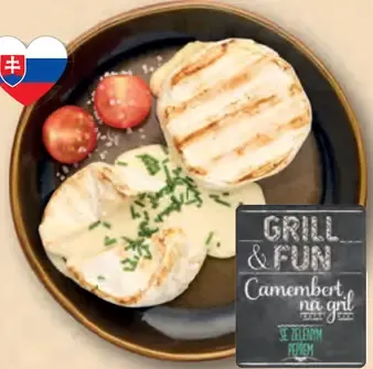 Camembert na grilovanie