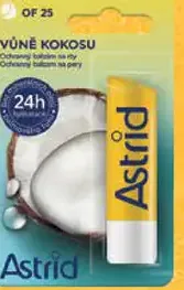 Astrid ochranný balzam na pery OF 25
