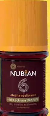 Nubian olej na opaľovanie v spreji SPF 6