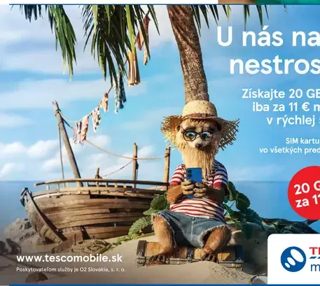 Tesco Mobile 20 GB s Clubcard