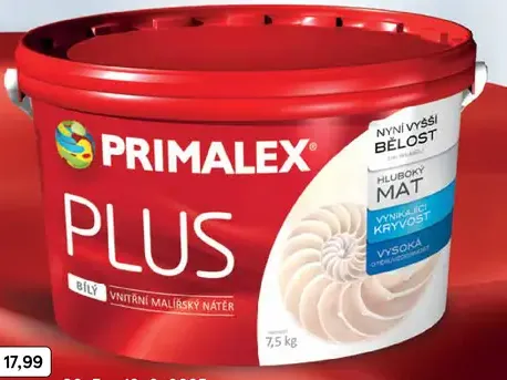 Primalex Plus farebný maliarsky náter