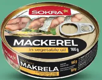Sokra Makrela v rastlinnom oleji