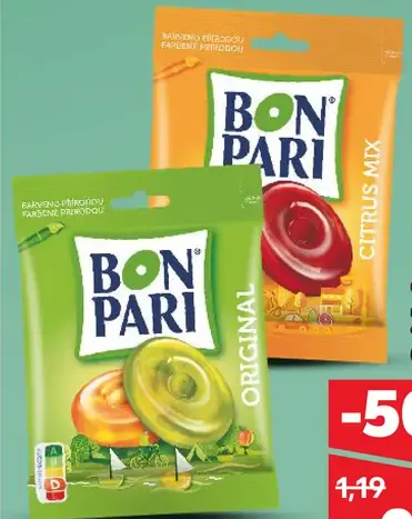 Bon Pari cukríky Citrus Mix