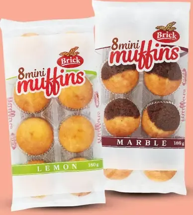 Brick 8 mini muffins