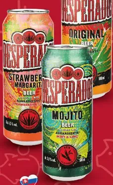 Desperados Ochutené svetlé pivo