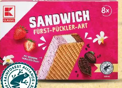 K-Classic Sandwich Mrazený krém